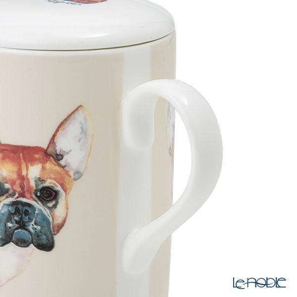 ロイカーカム ドッグスルーザドア（フレンチブルドッグ） こし器付ビーカー・ルーシー 325ml