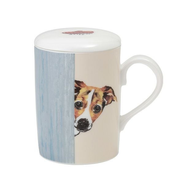 ロイカーカム ドッグスルーザドア（ジャックラッセル） こし器付ビーカー・ルーシー 325ml