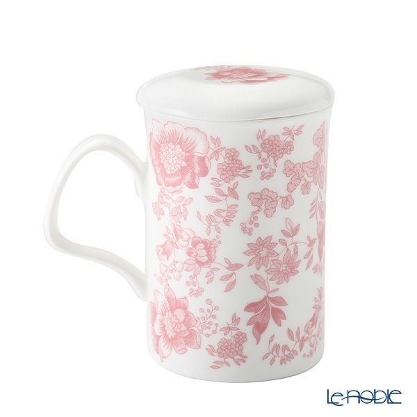 ロイカーカム ビクトリア（ピンク） ビーカー／マグカップ 320ml こし器（茶こし）付き