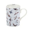 ロイカーカム サマースカイ／ツバメ RSPB ビーカー／マグカップ ルーシー 325ml 蓋＆こし器（茶こし）付き