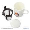 ロイカーカム バード コマドリ（Robin） オレンジブラウン ビーカー／マグカップ ルーシー 325ml 蓋＆こし器（茶こし）付き
