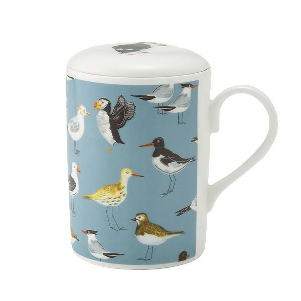 ロイカーカム シーバード ビーカー／マグカップ ルーシー 325ml 蓋＆こし器（茶こし）付き