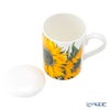 ロイカーカム サンフラワー B ビーカー／マグカップ ルーシー 325ml 蓋＆こし器（茶こし）付き