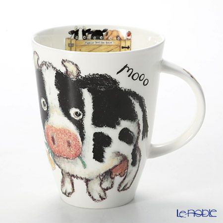 ロイカーカム シャット・ザ・ゲード Cow ウシ ビーカー・ルイーズ 400ml