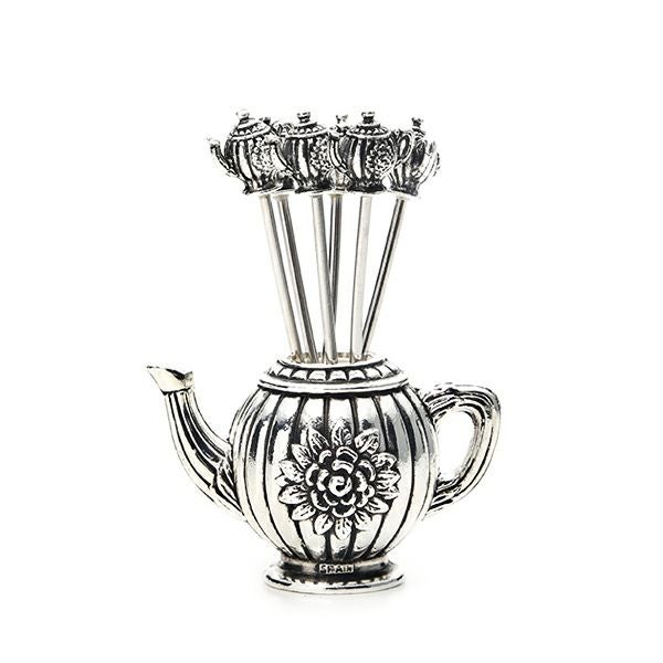 アディルサ フルーツピック 6本セット ティーポット AD897P