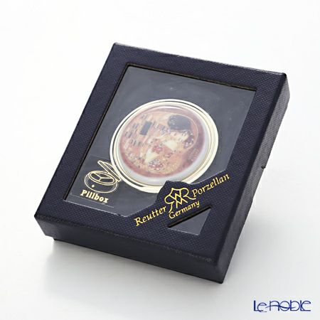 ロイター・ポーセリン ピルケース 5cm 15.242／0 クリムト 接吻