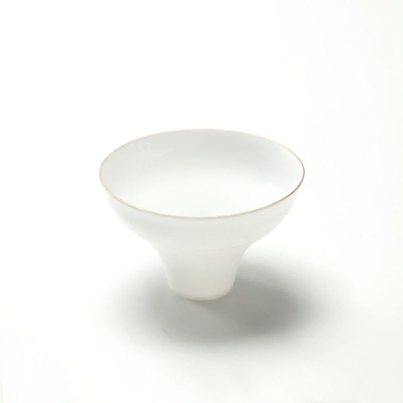 有田焼（やま平窯元 やまへい） エッグシェル ぐい呑み 曲水