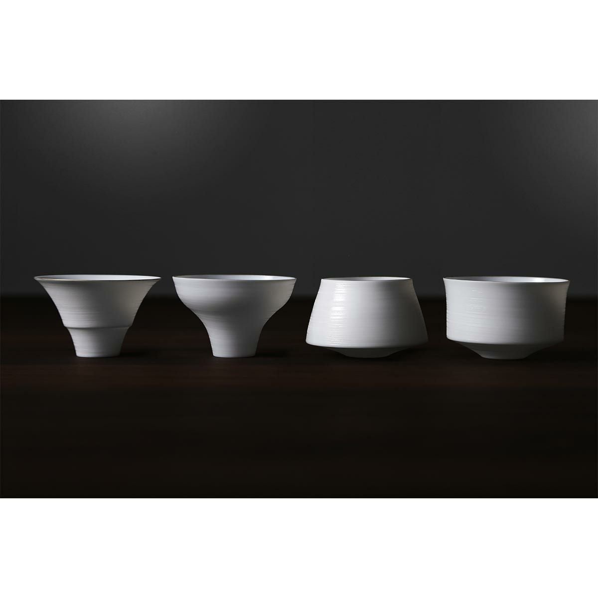 有田焼（やま平窯元 やまへい） エッグシェル ぐい呑み 富士