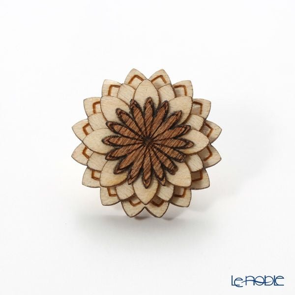 BeWooden LF3 ピンバッジ Cubo Flower