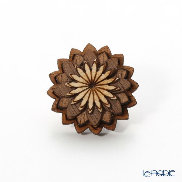 BeWooden LF8 ピンバッジ Oriens Flower