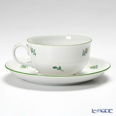 アウガルテン（AUGARTEN） ウィンナーフラワー（5089K） 野バラ イエロー ティーカップ＆ソーサー（S） 200ml（001）