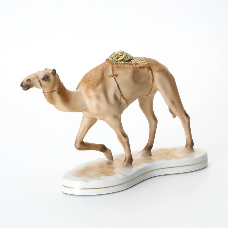 AMIRA 陶磁器製フィギュリン ラクダ 砂漠の舟 【ル・ノーブルオリジナル企画作品】