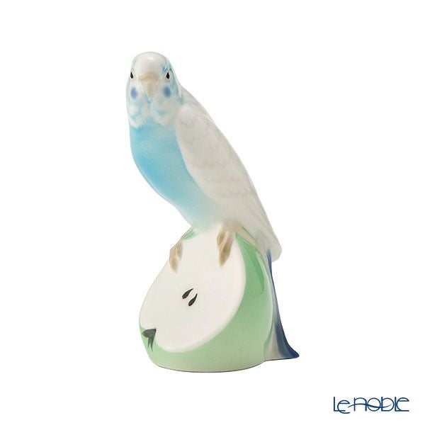 ロシア食器 インペリアル・ポーセリン フィギュリン セキセイインコ 13cm