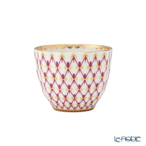 ロシア食器 インペリアル・ポーセリン ブルース（ピンクネット） ジャパニーズカップ