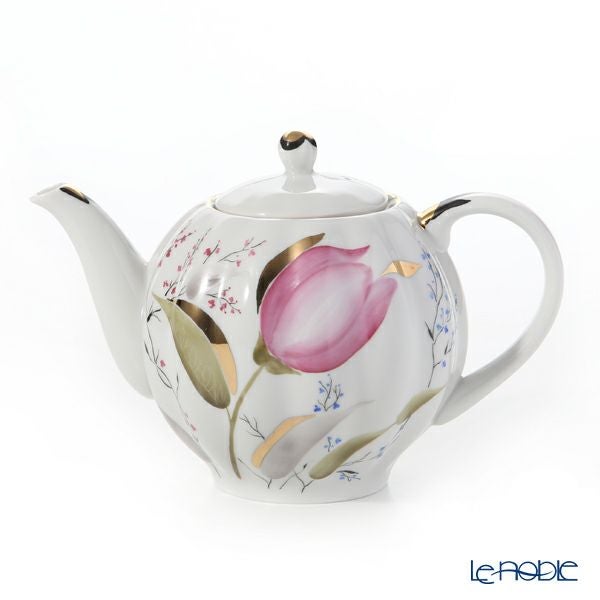 ロシア食器 インペリアル・ポーセリン チューリップ ティーポット 600ml