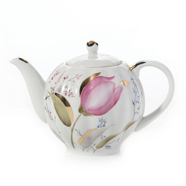 ロシア食器 インペリアル・ポーセリン チューリップ ティーポット 600ml
