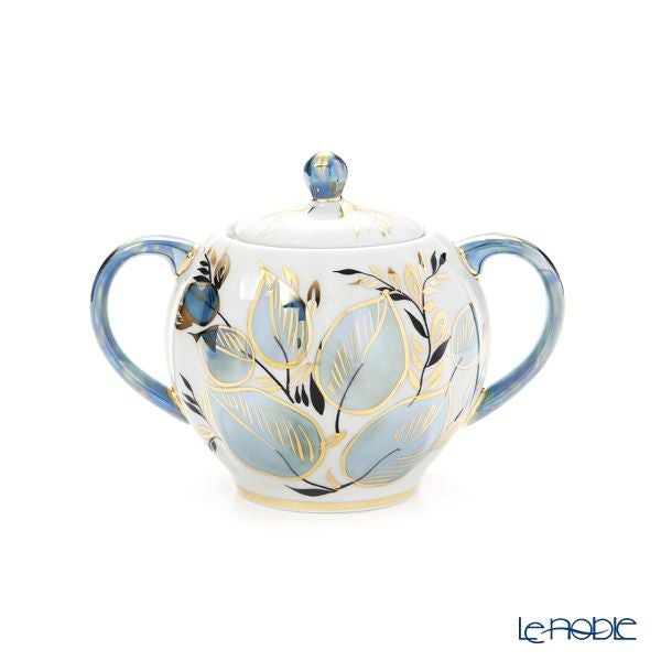 ロシア食器 インペリアル・ポーセリン ムーン シュガーポット 300ml