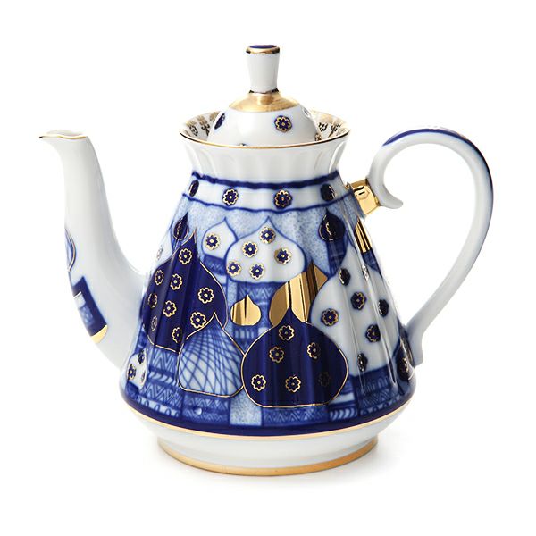 ロシア食器 インペリアル・ポーセリン ロシアンドームズ ティーポット 750ml （ラジアル）