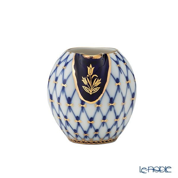 ロシア食器 インペリアル・ポーセリン コバルトネット クリーマー 200ml A