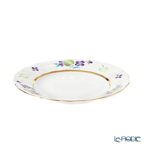 ロシア食器 インペリアル・ポーセリン バイオレットフォレスト プレート 18cm