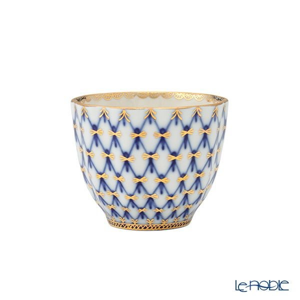 ロシア食器 インペリアル・ポーセリン コバルトネット ジャパニーズカップ