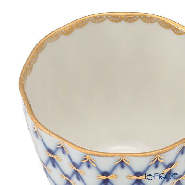 ロシア食器 インペリアル・ポーセリン コバルトネット ジャパニーズカップ