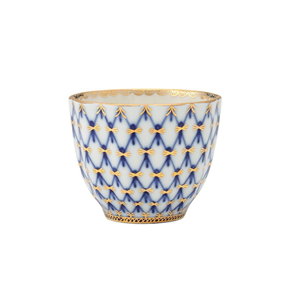 ロシア食器 インペリアル・ポーセリン コバルトネット ジャパニーズカップ