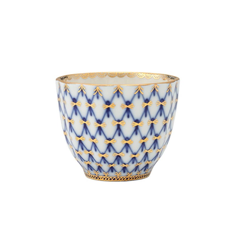 ロシア食器 インペリアル・ポーセリン コバルトネット ジャパニーズカップ