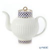 ロシア食器 インペリアル・ポーセリン コバルトネット ティーポット（ウエイブ） 800ml