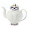 ロシア食器 インペリアル・ポーセリン コバルトネット ティーポット（ウエイブ） 800ml