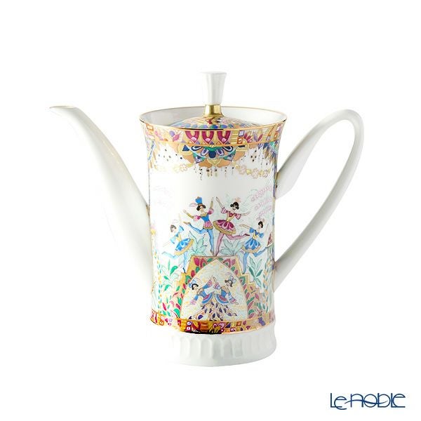 ロシア食器 インペリアル・ポーセリン ロシアンバレエ コーヒーポット 500ml