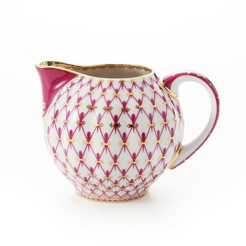 ロシア食器 インペリアル・ポーセリン ブルース（ピンクネット） クリーマー 300ml