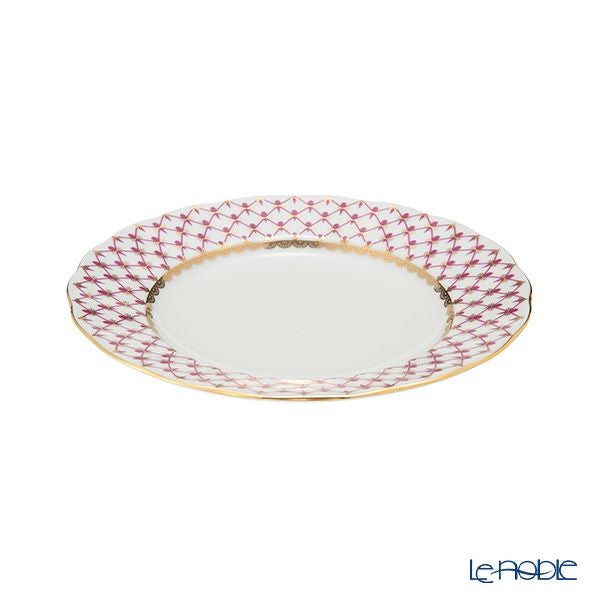 ロシア食器 インペリアル・ポーセリン ブルース（ピンクネット） プレート 18cm