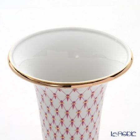 ロシア食器 インペリアル・ポーセリン ブルース（ピンクネット） ベース 20.3cm