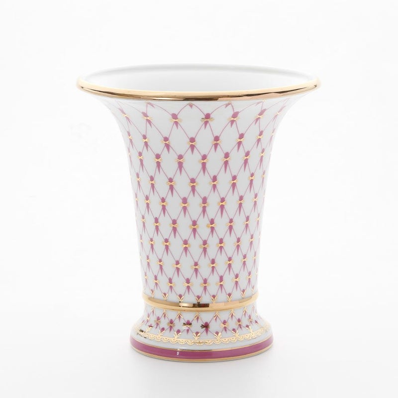 ロシア食器 インペリアル・ポーセリン ブルース（ピンクネット） ベース 20.3cm