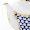 ロシア食器 インペリアル・ポーセリン コバルトネット ティーポット 800ml（スプリング）
