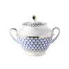 ロシア食器 インペリアル・ポーセリン コバルトネット シュガーポット 400ml スプリング