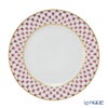 ロシア食器 インペリアル・ポーセリン ブルース（ピンクネット） プレート 21.5cm