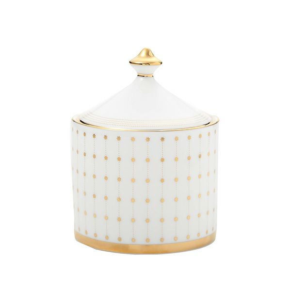 ロシア食器 インペリアル・ポーセリン スカーレット（アズール） シュガーポット 300ml ゴールド