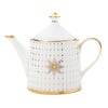 ロシア食器 インペリアル・ポーセリン スカーレット（アズール） ティーポット 780ml ゴールド