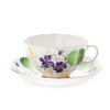 ロシア食器 インペリアル・ポーセリン バイオレットフォレスト ティーカップ＆ソーサー 250ml