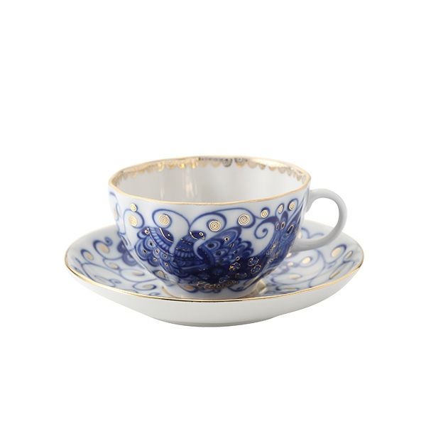 ロシア食器 インペリアル・ポーセリン コバルトネット コーヒーカップ