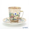 ロシア食器 インペリアル・ポーセリン オールドタイム ティーカップ＆ソーサー（メイ） 165ml