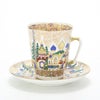 ロシア食器 インペリアル・ポーセリン オールドタイム ティーカップ＆ソーサー（メイ） 165ml