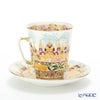 ロシア食器 インペリアル・ポーセリン ゴールデンスプリング ティーカップ＆ソーサー（メイ） 165ml