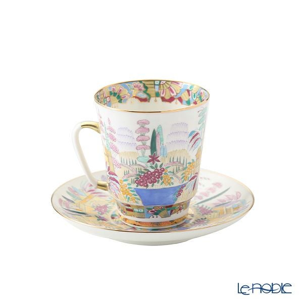 ロシア食器 インペリアル・ポーセリン スプリング ティーカップ＆ソーサー（メイ） 165ml