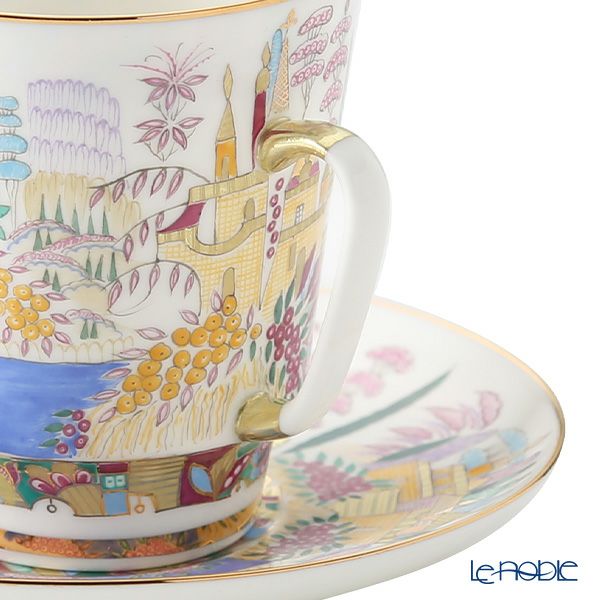 ロシア食器 インペリアル・ポーセリン スプリング ティーカップ＆ソーサー（メイ） 165ml