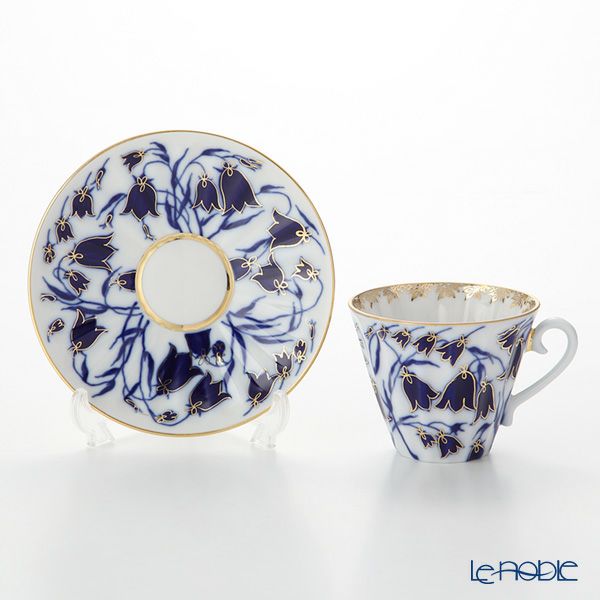 ロシア食器 インペリアル・ポーセリン ブルーベル 3ピースセット（ラジアル）