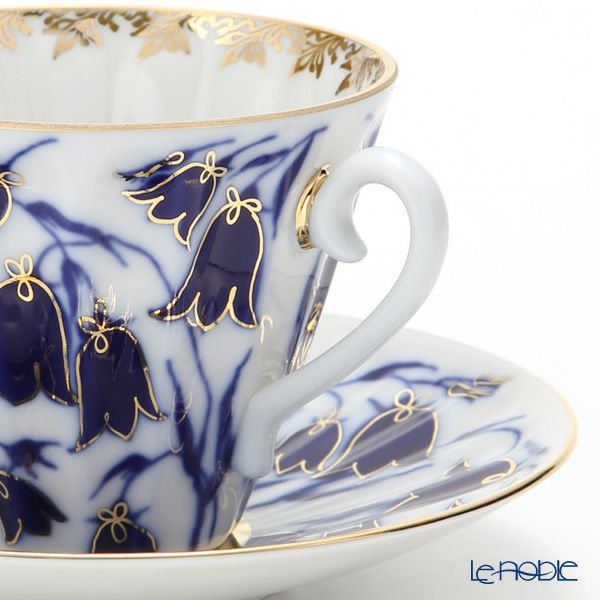 ロシア食器 インペリアル・ポーセリン ブルーベル 3ピースセット（ラジアル）