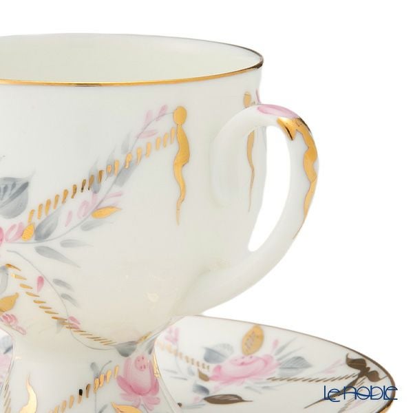 ロシア食器 インペリアル・ポーセリン ギャラン カップ＆ソーサー 160ml